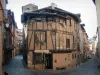 Albi - Antigua casa de Alby (ladrillo y madera) Casas y el casco antiguo