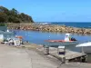 As aldeias da costa do Atlântico Norte - O Marigot: Porto de pesca e seus barcos atracados