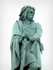 Alise-Sainte-Reine - Statue en cuivre de Vercingétorix