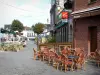 Amiens - Saint-Leu: casas y cafés al aire libre