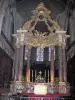 Angers - Inside of the Saint-Maurice cathedral: high altar