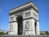 Arc de Triomphe - Arc de Triomphe de l'Étoile sur la place Charles-de-Gaulle