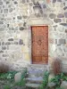 Arlempdes - Porte d'entrée d'une maison en pierre