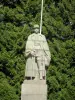 Armistice clearing - In the Compiègne forest (near the village of Rethondes), statue of marshal Foch