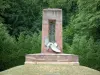 Armistice clearing - In the Compiègne forest (near the village of Rethondes), commemorative monument