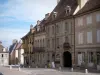 Autun - Facades of houses in the old town