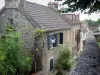 Auvers-sur-Oise - Fachadas de casas en el pueblo