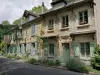 Auvers-sur-Oise - Fachadas de casas en el pueblo