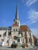 Auxonne - Église Notre-Dame avec son clocher tors