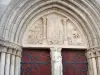 Auxonne - Portal of the Notre-Dame church