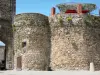 Auzon - Fortificaciones del castillo de Auzon