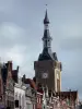 Bailleul - Bell tower and houses of the city