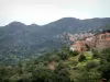 Balagne region - Villages surrounded by trees and hills
