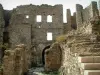 Bargème - Ruins of the feudal castle