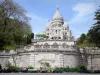 Basílica de Sacré-Cœur - Vista de la basílica en lo alto de Montmartre