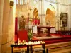 Beaune - Dentro de la basílica colegiada de Notre-Dame: coro