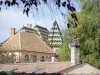 Beaune - Vista del techo de tejas vidriadas del Château de Beaune