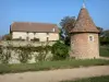 Beauvoir castle - Outbuildings of the castle; in the town of Saint-Pourçain-sur-Besbre, in Besbre valley
