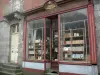 Bécherel - Book capital: shop window of a bookshop