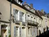 Bellême - Facades of houses in the old town