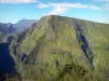 Belvédère du Cap Noir - Panorama en los terraplenes de Mafate