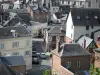 Bernay - Vue sur les toits de maisons de la ville