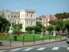 Biarritz - Square d'Ixelles y la Oficina de Turismo y Congreso Biarritz