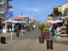 Biscarrosse-Plage - Avenue de la Plage, con sus tiendas y negocios