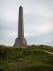 Blanc-Nez cape - Commemorative monument, grassland and wild flowers (Regional Nature Park of Opal Capes and Marshes)