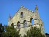 Blasimon abbey - Former Saint-Nicolas Benedictine abbey: bell tower of the Saint-Nicolas church drilled by five bays 