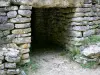 Bougon tumulus - Bougon Neolithic necropolis - megalithic site: entry of a tumulus