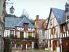 La Bouille - Timber-framed houses in the village