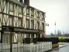 La Bouille - Timber-framed houses in the village