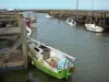 Bouin - Puerto de Pike: barcos amarrados
