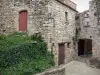 Boussagues - Stone house of the medieval village