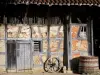 Bresse savoyarde - Ferme-Musée de la Forêt : façade de la ferme bressane ; à Courtes