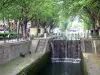 Canal de San Martín - Bloqueo del canal