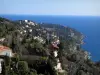 Cap Martin - Vue sur le Cap Martin et la mer