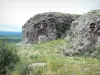 Capilla de Sainte-Madeleine de Chalet - Roca sobre el paisaje circundante