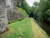 Castello di Cazeneuve - Parco del Castello - Gorges du Ciron : passeggiata lungo il fiume