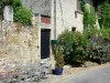 Castelmoron-сюр-Ло - Фасад дома в цветочной деревне