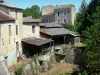 Castelmoron-сюр-Ло - Фасады домов укрепленной деревни