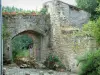 Castelmoron-d'Albret - puerta fortificada