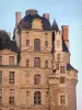 Castillo de Brissac - Fachada del castillo, en Brissac-Quincé