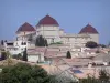 Castillo de Castries - Castillo renacentista y los tejados de la ciudad