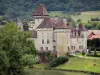 Castillo de Cléron - Castillo en las orillas de la Loue (río)