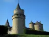 Castillo de Coussac-Bonneval - Recorridos por el castillo