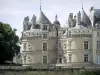 Castillo de Lude - Torres y la fachada de la Ronda Francisco (Renacimiento)