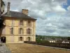 Castillo de La Roche-Guyon - Terraza del castillo con vista a los alrededores