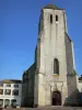 Celles-sur-Belle royal abbey - Bell tower of the Notre-Dame abbey church